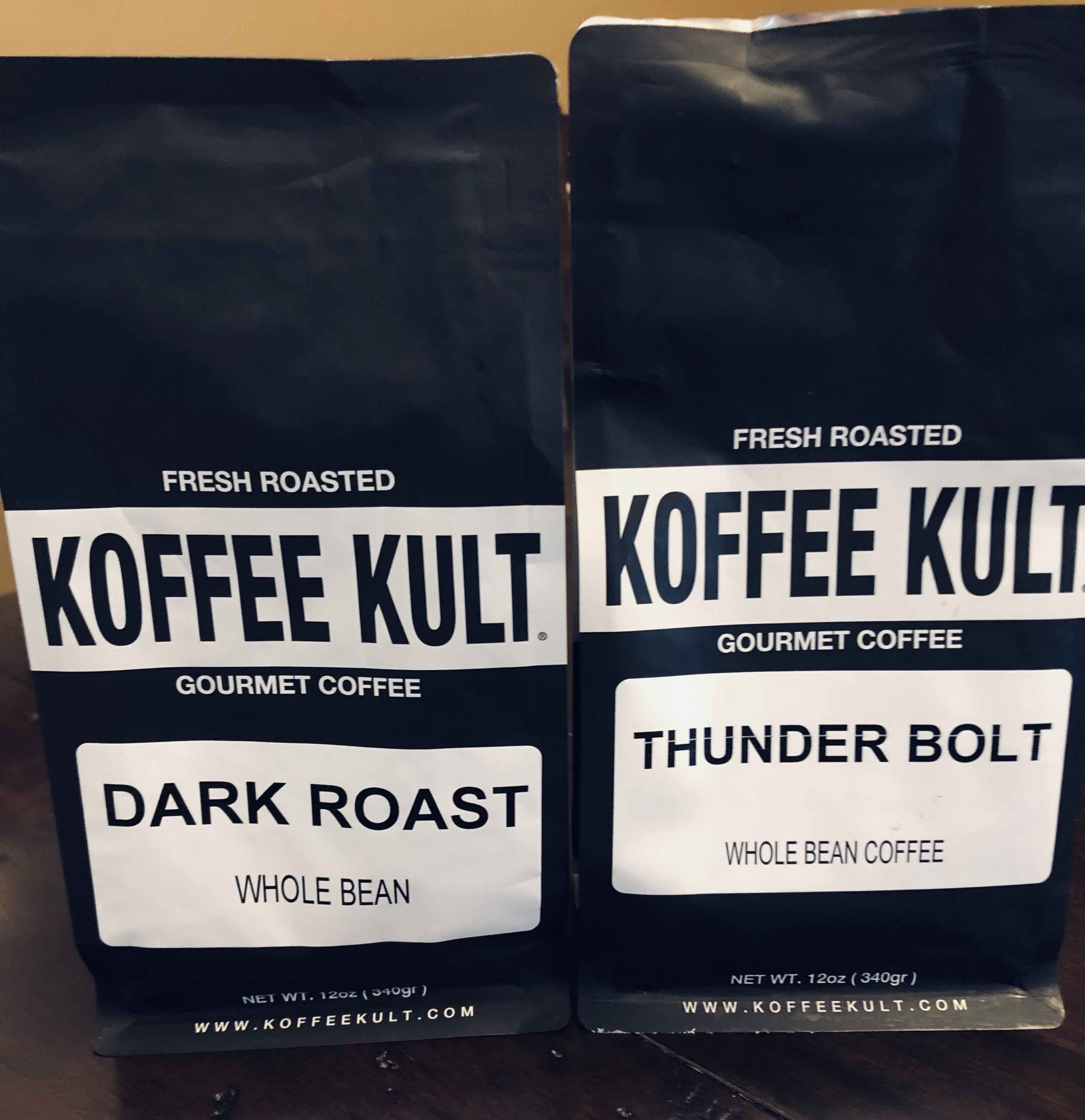 koffee kult dark roast vs thunderbolt