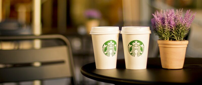 Starbucks coffee cups